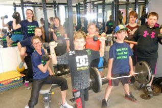 Ms. Schall and members of the GREC Fit Club