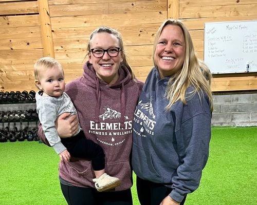 Tanya Heymanr (R) with Daughter Karley Taylor and Granddaughter Willa, in 2022