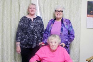 Back l-r: Theresa Lowery, Jean Brown; front - Verna Cowdy